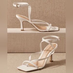 NWT Carrano White Heels from Anthropologie
